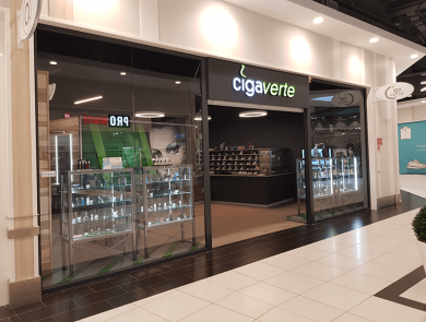 Showcase Showcase of the Cigaverte store